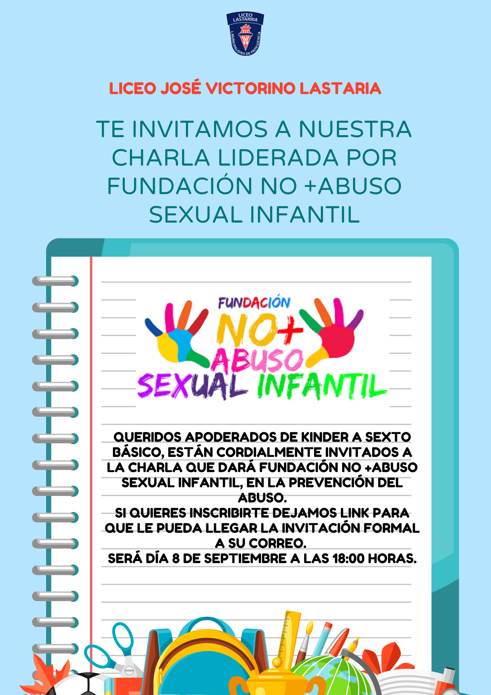 CHARLA ABUSO DESDE KINDER A SEXTO